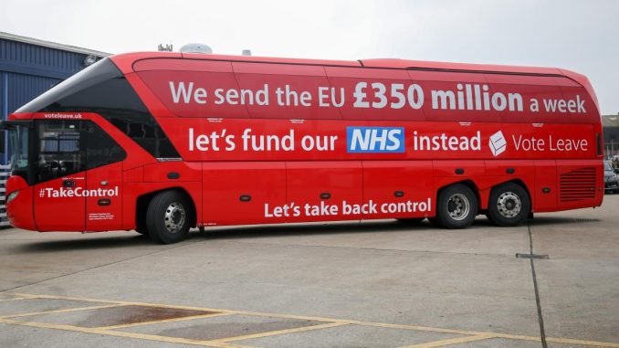 The Leave Campaign’s bus - From TheTimes.co.uk
